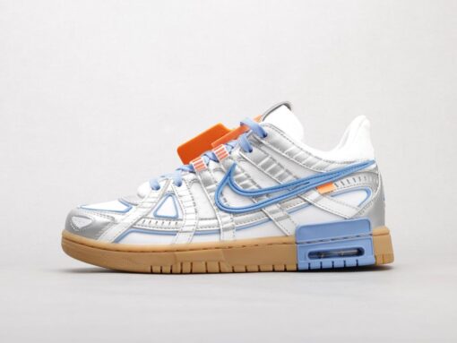 OW x Rubber Dunk North Carolina Blue