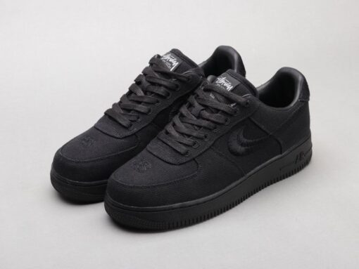 Stussy x AF1 Pure Black