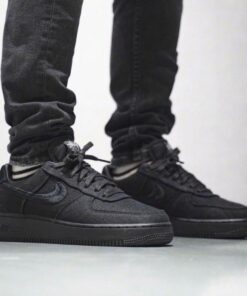 Stussy x AF1 Pure Black