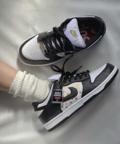 SUP x DUNK black and white gold