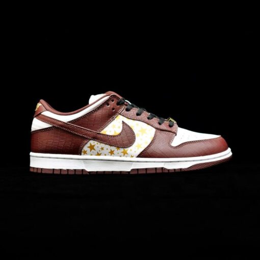 SUP x DUNK White Brown Gold